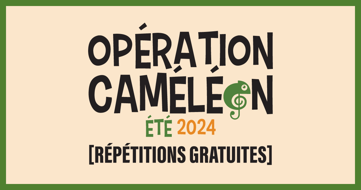 Studios de répétition Le Caméléon - Opération Gratuité été 2024
